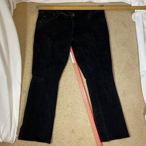 Black Jeans 42 x 29 ENZO 5 pockets Stretch Boot Cut, A-1